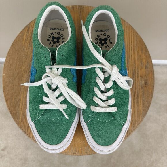 Converse‎ Golf Le Fleur x One Star Ox Jolly Green M 5 W 7 - Picture 2 of 9